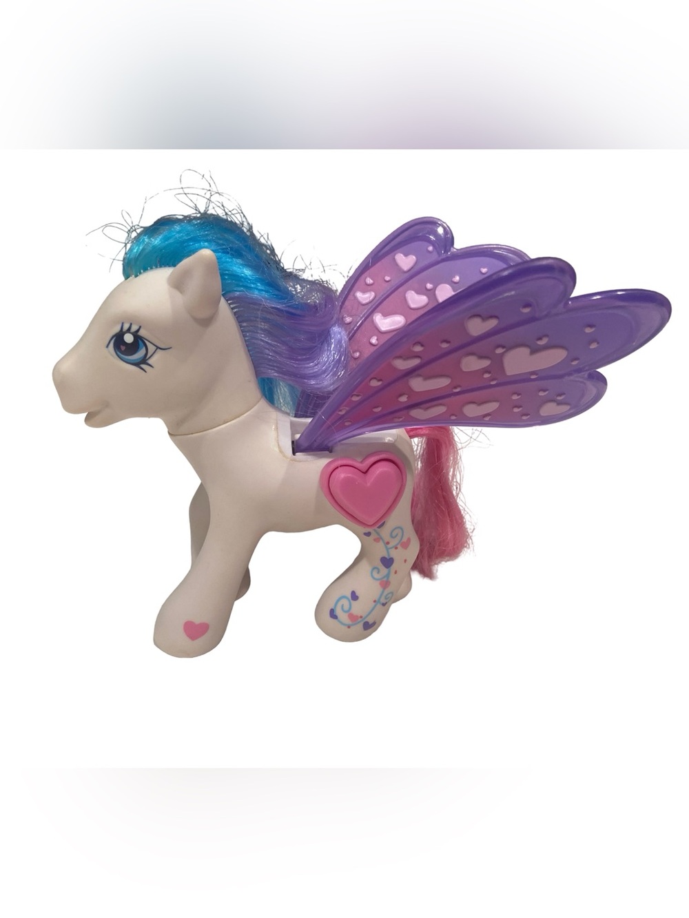 VTG My Little Pony G3 Heart Bright Deluxe Flapping Wings Pegasus 2006 MLP